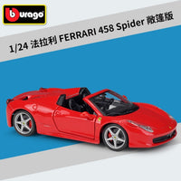Bburago 1:24 FERRARI 488 PISTA simulation alloy car model Collect gifts toy