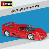 Bburago 1:24 FERRARI 488 PISTA simulation alloy car model Collect gifts toy