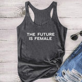 THE FUTURE IS FEMALE Print Women Tshirt Feminists Harajuku Aesthetics Summer Casual T Shirt Tops Camisetas Mujer Manga Corta
