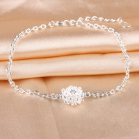 NEHZY 925 sterling silver new woman jewelry bracelet sweet lady lotus flowers hand high quality fashion chain length 19cm
