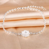 NEHZY 925 sterling silver new woman jewelry bracelet sweet lady lotus flowers hand high quality fashion chain length 19cm