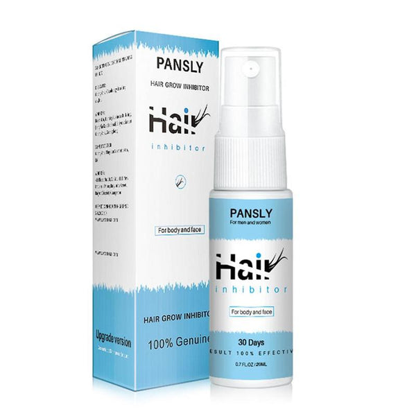 Pansly hair growth inhibitor 20ml Women Hair Removal Spray Cream Painless Beard Legs Armpit Smooth Repair Hair Removal