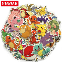 80pcs/lot Do Not Repeat PVC Sticker Anime Laptop Stickers For Kids