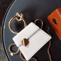 Casual Metal Handle Handbags Women Messenger Bag 2020 Brands Chains Shoulder Crossbody Bags Ladies Women&#39;s Bag Purses Bolsa Chic