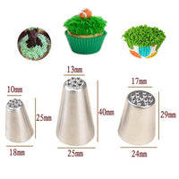 3pcs/5pcs/7pcs Cream Pastry Decorating Tips Set Stainless Steel Russian Tulip Icing Piping Cake Nozzles Cupcake Baking Tools
