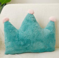 Lovely Sofa Pillow Cushion Bedside Backrest Crown Plush Pillow Living Room Girl Decorative Pillow Bedroom For Birthday Present
