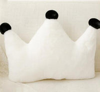Lovely Sofa Pillow Cushion Bedside Backrest Crown Plush Pillow Living Room Girl Decorative Pillow Bedroom For Birthday Present
