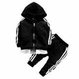 New Spring Autumn Baby Boys Girls Clothes Children Cotton Sports Jacket Pants 2Pcs/Sets Toddler Fashion Clothing Kids Tracksuits