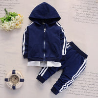 New Spring Autumn Baby Boys Girls Clothes Children Cotton Sports Jacket Pants 2Pcs/Sets Toddler Fashion Clothing Kids Tracksuits