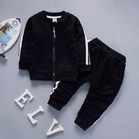 New Spring Autumn Baby Boys Girls Clothes Children Cotton Sports Jacket Pants 2Pcs/Sets Toddler Fashion Clothing Kids Tracksuits