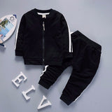 New Spring Autumn Baby Boys Girls Clothes Children Cotton Sports Jacket Pants 2Pcs/Sets Toddler Fashion Clothing Kids Tracksuits
