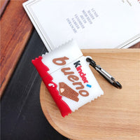 Brand Kinder chocolate 3D case For AirPods 1 2 pro charging box Soft Silicone Wireless bluetooth earphone protective cover coque