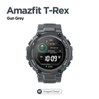 New 2020 CES Amazfit T-rex T rex Smartwatch AMOLED Display Smart Watch GPS/GLONASS 20 Days Battery for iOS Android