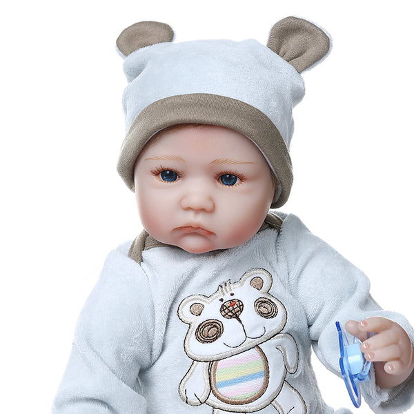NPK 40CM reborn baby premie doll lifelike little boy baby in blanket hand rooted hair high quality doll colllectibles