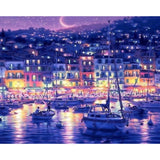 GATYZTORY DIY Painting By Numbers Sea Landscape HandPainted Oil Painting Drawing On Canvas Unique Gift Home Decoration 60×75