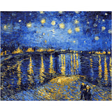 GATYZTORY DIY Painting By Numbers Sea Landscape HandPainted Oil Painting Drawing On Canvas Unique Gift Home Decoration 60×75