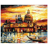 GATYZTORY DIY Painting By Numbers Sea Landscape HandPainted Oil Painting Drawing On Canvas Unique Gift Home Decoration 60×75