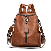 Luxury Soft Leather Women Travel Backpack High Qualtiy Durable Leather Backpack Fashion Large Capacity Girls Women Backpack