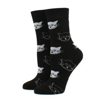 Women Socks Funny Cute Cartoon Fruits Banana Avocado Lemon Egg Cookie Donuts Food Happy colorful novelty skateboard Socks
