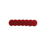 japan korean new design acrylic colid candy color Scallop shell bar shaped wave simple hair side clips grips barrettes kids baby