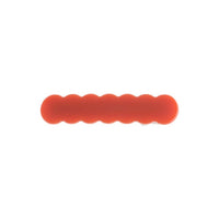 japan korean new design acrylic colid candy color Scallop shell bar shaped wave simple hair side clips grips barrettes kids baby