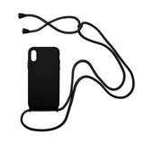 Liquid Silicone Chain Necklace Cell Phone Case With Lanyard Neck Strap Rope Cord For iPhone 12 11 13 Pro Max X XS XR 6 7 8 Plus