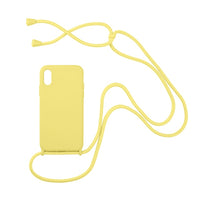 Liquid Silicone Chain Necklace Cell Phone Case With Lanyard Neck Strap Rope Cord For iPhone 12 11 13 Pro Max X XS XR 6 7 8 Plus