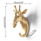 Hanger Key Hook Multifunctional American Clothes Hook Holder Decorative Hook Animal Hook Wall Household Seamless Sticky Hook