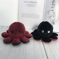 Kawaii Two-sided Cat gato Plush Toys Mood Cat Emotion Cat Gato Doll Double-Sided Flip Doll Peluches For Pulpos Kid Gift