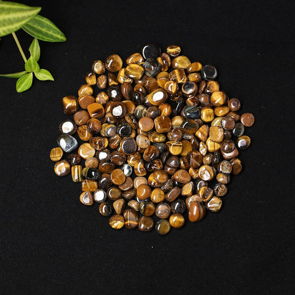 30g / 50g / 100g/Natural Tiger Eye Quartz Gravel Treatment Reiki Pearl Aquarium Garden Kitchen Decoration