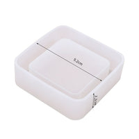 Silicone Ashtray Mold Dried Flower Coaster Mold Epoxy Resin DIY Making Mould Craft Clay Resin Molds Jewelry Making Accessories