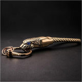 Honest Luxury Key Chain Men Women Car Keychain For Key Ring Holder Jewelry Genuine Leather Rope  Bag Pendant Fathers Day Gift