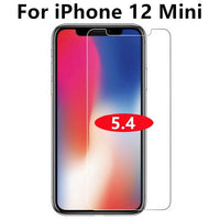 Tempered Glass For iPhone X XS MAX XR 4 4s 5 5s SE 5c Screen Protective Film For iPhone 6 6s 7 8 Plus X 11 12Pro Glass Protector
