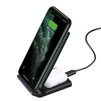 QI 15W Fast 4 In 1 Wireless Charger For iPhone 12 11 XS XR X 8 Dock Station For Apple Watch 6 5 4 3 2 Airpods Pro Charging Stand