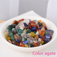 30g / 50g / 100g/Natural Tiger Eye Quartz Gravel Treatment Reiki Pearl Aquarium Garden Kitchen Decoration