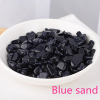 30g / 50g / 100g/Natural Tiger Eye Quartz Gravel Treatment Reiki Pearl Aquarium Garden Kitchen Decoration