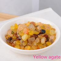 30g / 50g / 100g/Natural Tiger Eye Quartz Gravel Treatment Reiki Pearl Aquarium Garden Kitchen Decoration
