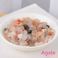 30g / 50g / 100g/Natural Tiger Eye Quartz Gravel Treatment Reiki Pearl Aquarium Garden Kitchen Decoration