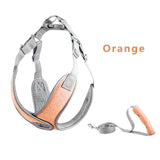 Reflective Dog Harness And Leash Set Pet Puppies Cat Vest Harness Dog Soft Breathable Mesh Chest Strap for Small Medium Dogs