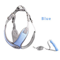 Reflective Dog Harness And Leash Set Pet Puppies Cat Vest Harness Dog Soft Breathable Mesh Chest Strap for Small Medium Dogs