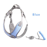Reflective Dog Harness And Leash Set Pet Puppies Cat Vest Harness Dog Soft Breathable Mesh Chest Strap for Small Medium Dogs