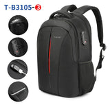 Tigernu USB Recharging Men 15.6 inch Laptop Backpacks Student Schoolbag For Boys Waterproof Quality Male Rucksack Mochila Bag