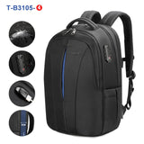 Tigernu USB Recharging Men 15.6 inch Laptop Backpacks Student Schoolbag For Boys Waterproof Quality Male Rucksack Mochila Bag