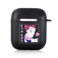 Hunter x Hunter 3 HXH Anime Hisoka Morow Goncase Earphone Charging Case For Apple AirPods pro 2 1 3 Black Protective Accessories