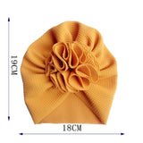 Flower Baby Hat Toddler Turban 6m-18m Infant Headwraps Kids Bonnet Newborn Toddler Beanie Cap