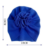 Flower Baby Hat Toddler Turban 6m-18m Infant Headwraps Kids Bonnet Newborn Toddler Beanie Cap