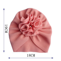 Flower Baby Hat Toddler Turban 6m-18m Infant Headwraps Kids Bonnet Newborn Toddler Beanie Cap