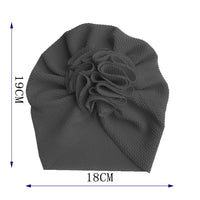Flower Baby Hat Toddler Turban 6m-18m Infant Headwraps Kids Bonnet Newborn Toddler Beanie Cap