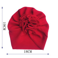 Flower Baby Hat Toddler Turban 6m-18m Infant Headwraps Kids Bonnet Newborn Toddler Beanie Cap