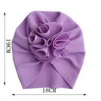Flower Baby Hat Toddler Turban 6m-18m Infant Headwraps Kids Bonnet Newborn Toddler Beanie Cap